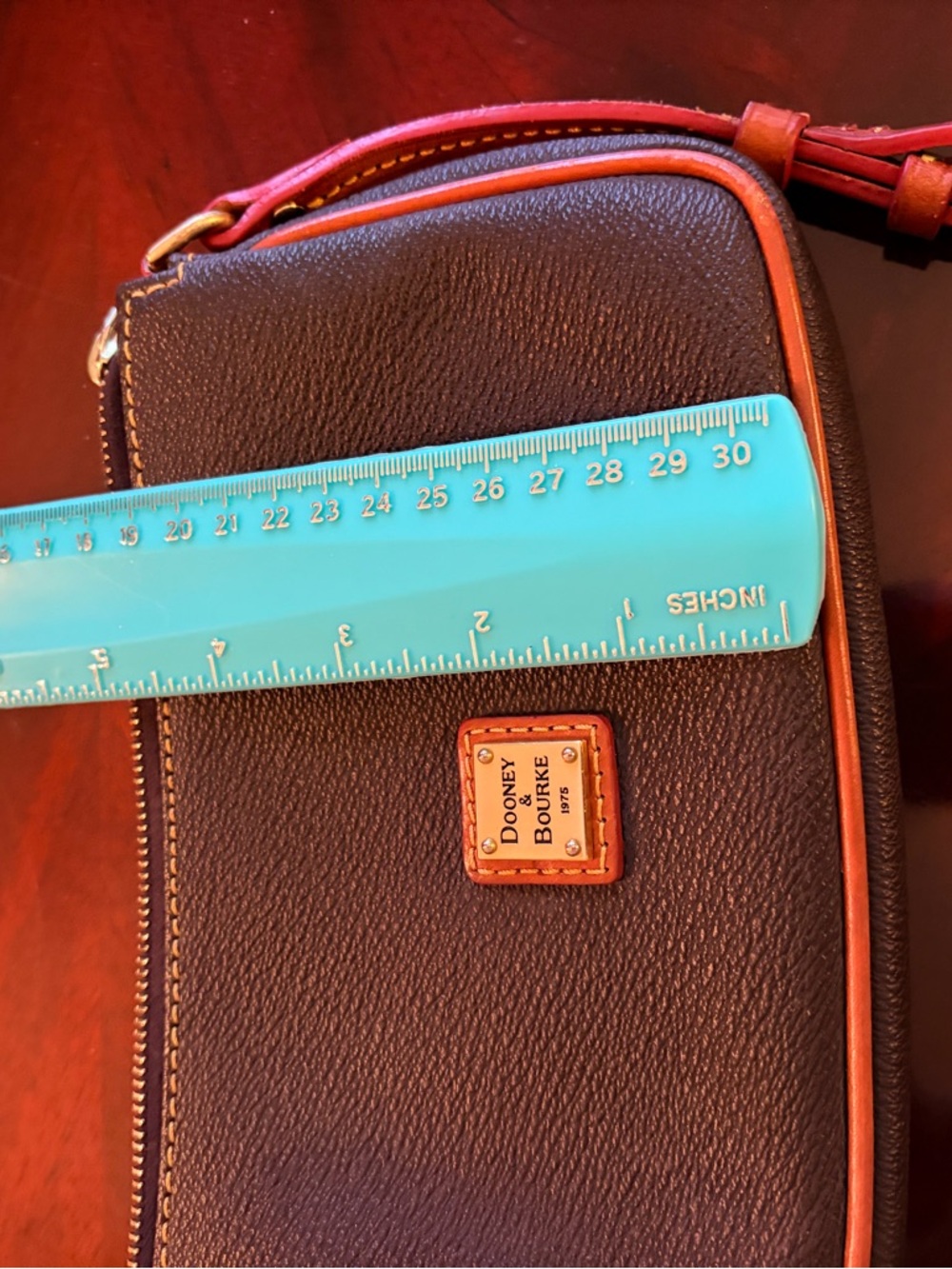Chocolate Brown and Brown Crossbody Shoulder Bag-Dooney & Bourne - Picture 4 of 5